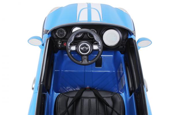 Kinder Elektroauto Mini Cooper Paceman Lizenziert 2x45 Watt Motor Blau - Elektro Auto Elektroauto Kinderauto